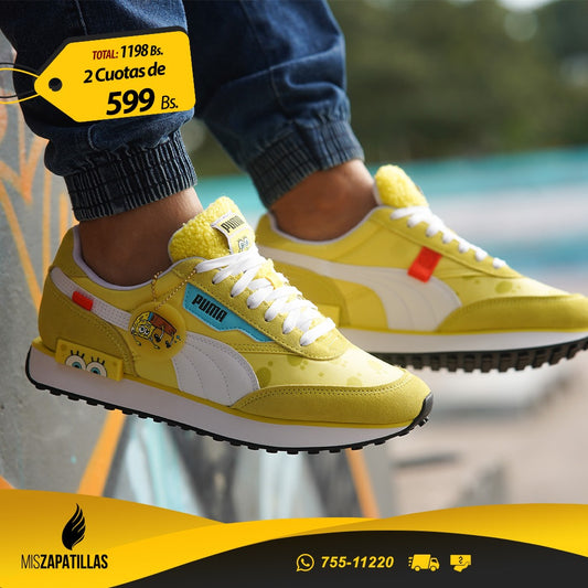 Zapatillas Puma Rider Spongebob