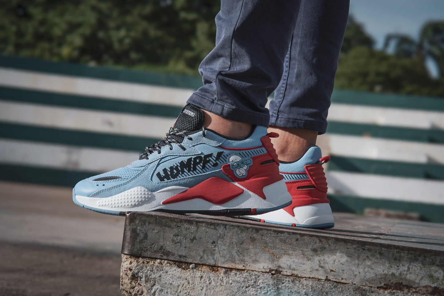 Zapatillas Puma RS - X The Smurfs